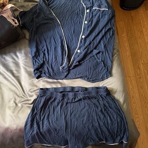 Target Women's Dark Blue Pajama Set